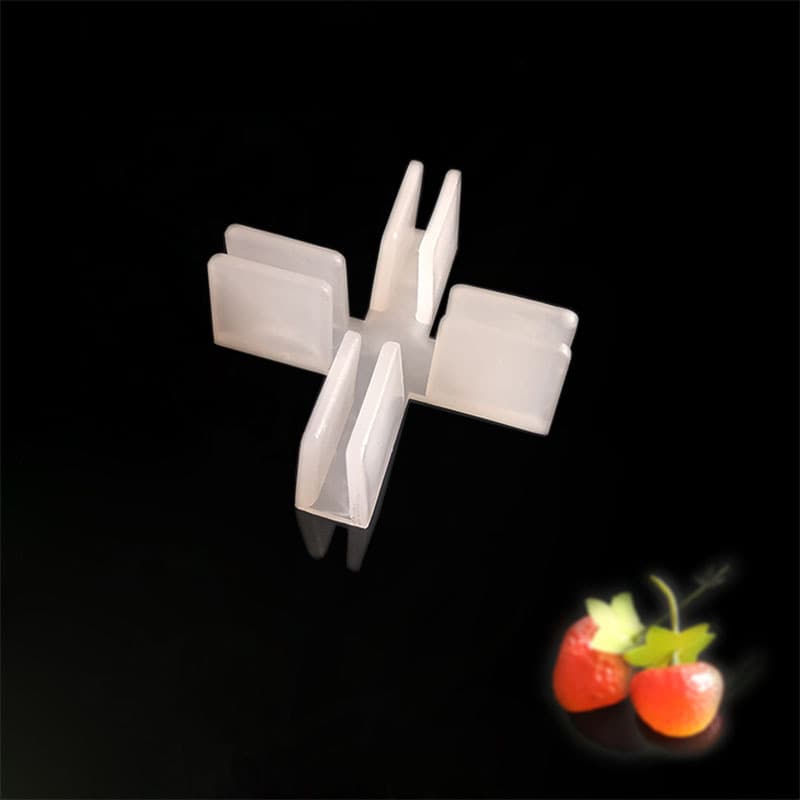 Factory Direct Plastic Cross Fixed Clip Glass Anti-Splash Partition Board Cardboard Box Clip Anti-Crack Canteen Corner Guard Slot