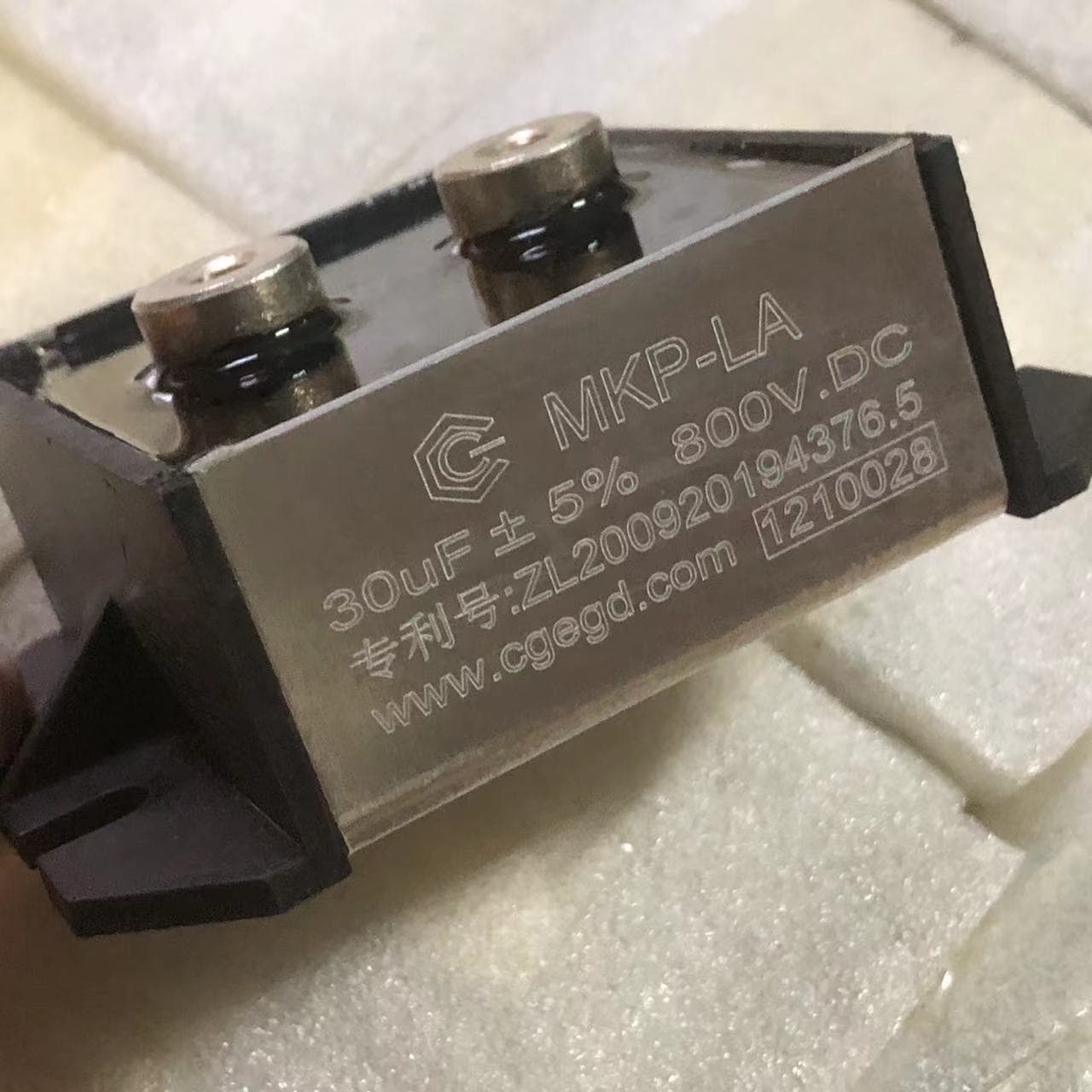 Brand new Chuangge MKP-LA 30UF 800V DC high-frequency filtering electromagnetic heating capacitor
