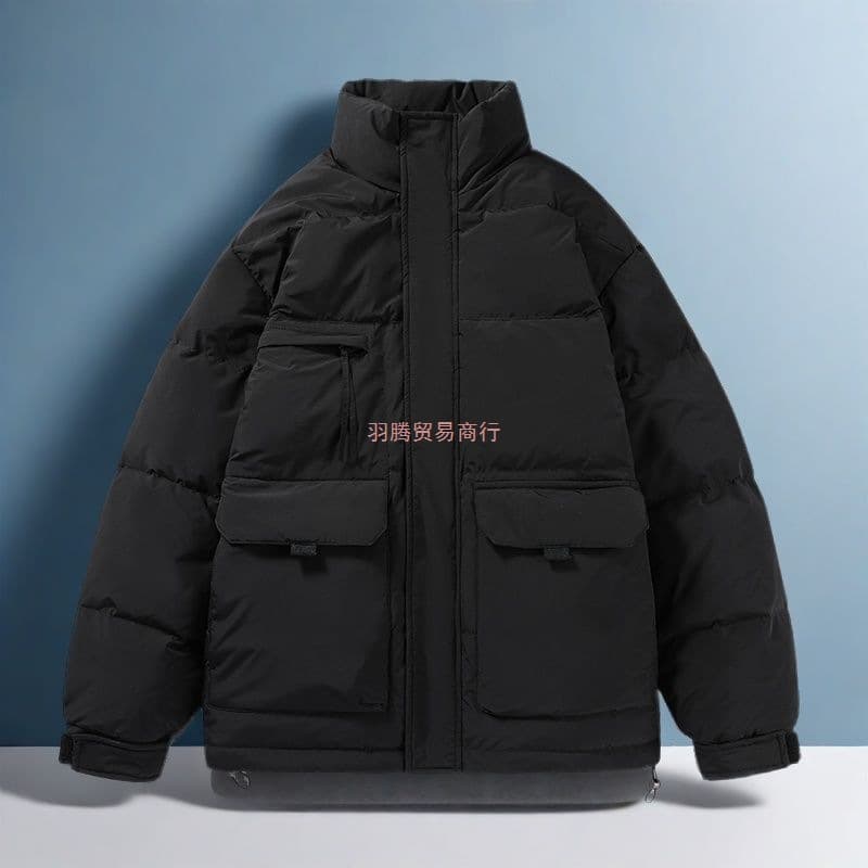 Men's winter down jacket, extra thick, trendy, warm, new style for teenagers and young adults.