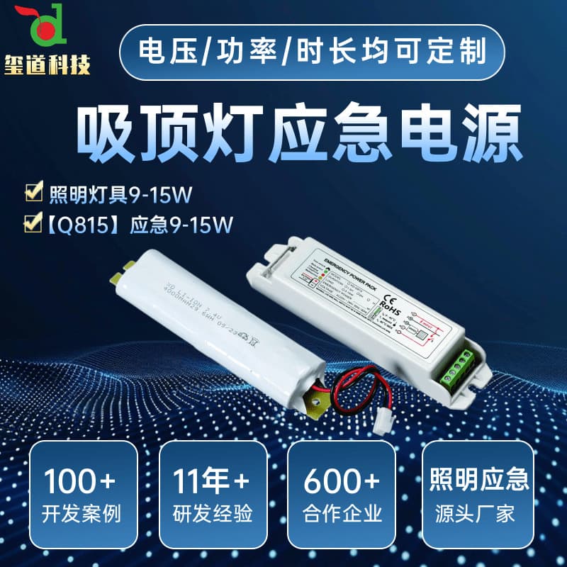 Ceiling lamp emergency power supply 11-15w full power led emergency power supply universal emergency inverter power supply wholesale