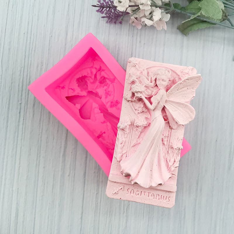 3D Angel Girl Silicone Soap Mold for Fondant Chocolate Cake Mold Baking Decoration Tool