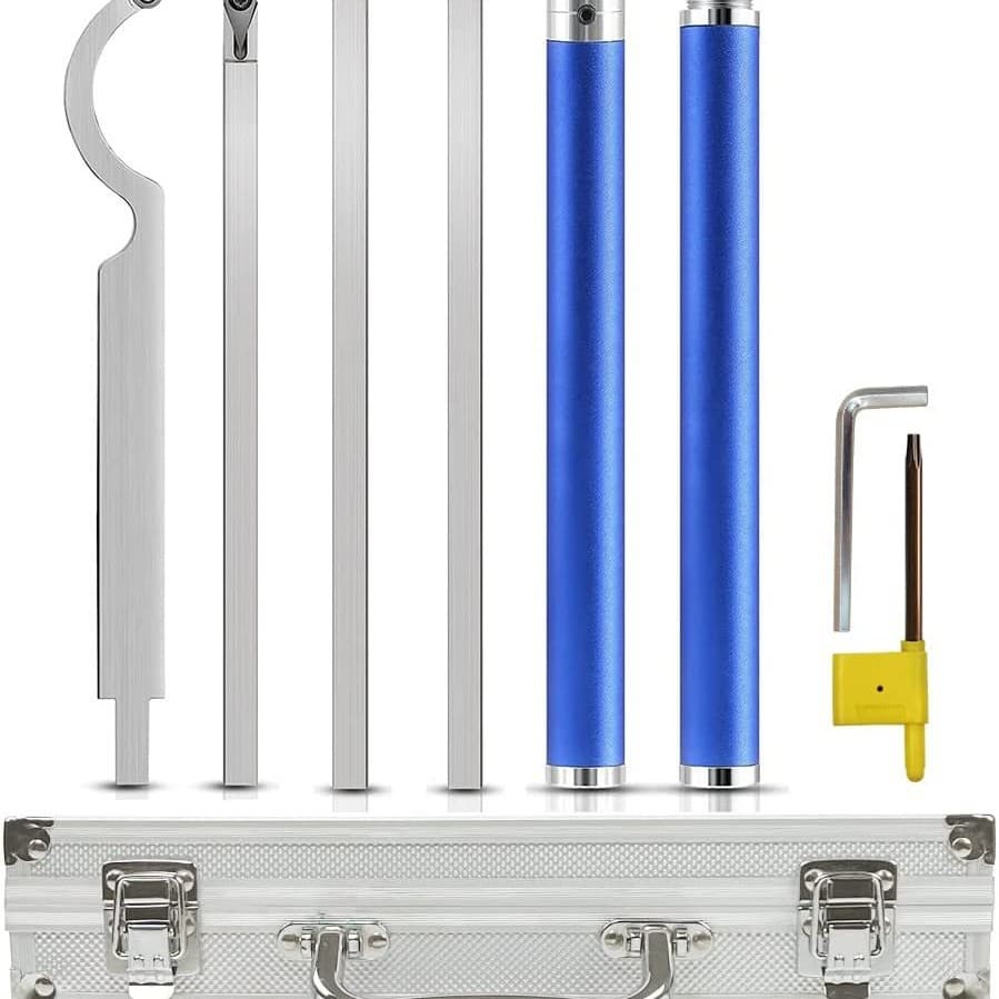 8-Piece Woodworking Lathe Tools Set Carbide Wood Turning Tools Disposable Lathe Cutter Woodworking