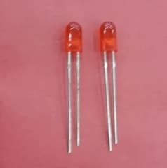 F5mm red LED light-emitting diode, borderless, high brightness, short lead, red light, 55 yuan per kilogram.