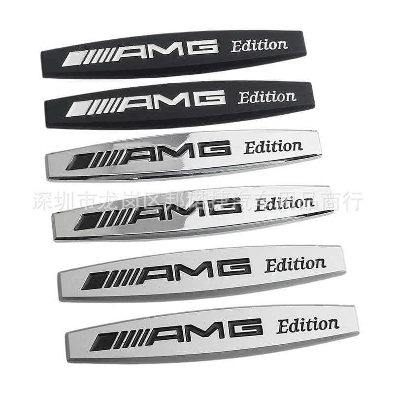 Mercedes Fender Side Emblem High-End Metal AMG 3D Decal Sticker for Mercedes Series