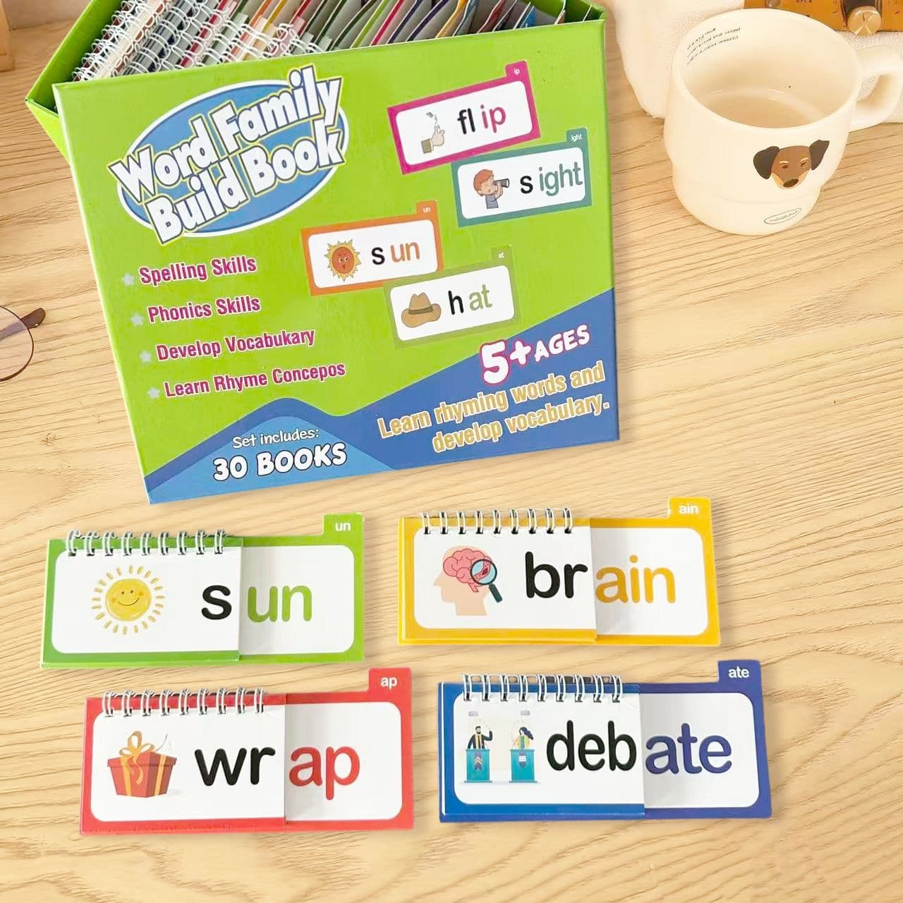 Cross-Border Bestseller 30 Read and Rhyme Flip Books Early Education Reading Rhyming Flip Books