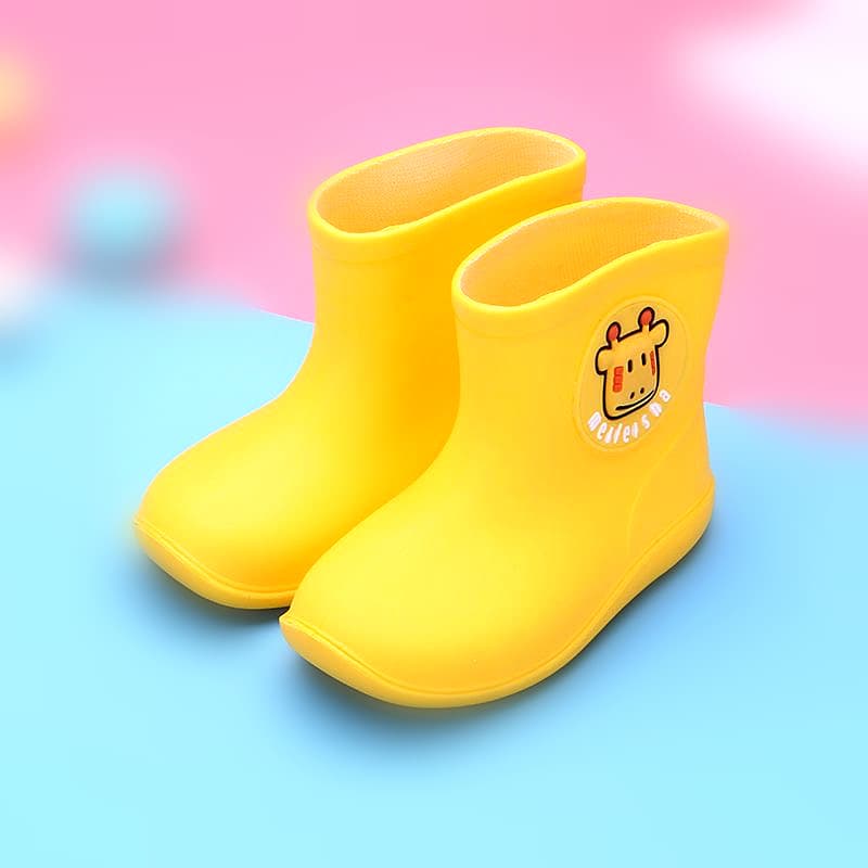 Children's Cartoon Rain Boots, Anti-slip Fashion Rubber Shoes, Waterproof Winter Boots for Boys and Girls, Wholesale