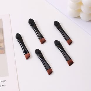 Disposable Eyebrow & Eye Shadow Brush, Angled Blade, Wild Eyebrow & Eyeliner Brush, Portable Makeup Brush
