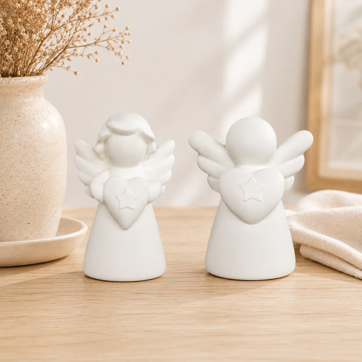 Love Little Angel Silicone Mold DIY Angel Scented Candle Plaster Home Decoration Resin Handmade Soap Mold