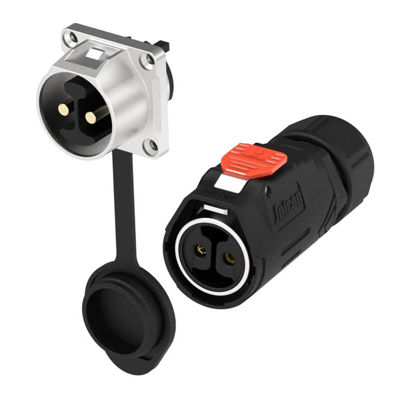 MJ24 Metal Drive Motor 50A 2/3 Core Waterproof Connector Aviation Plug Socket