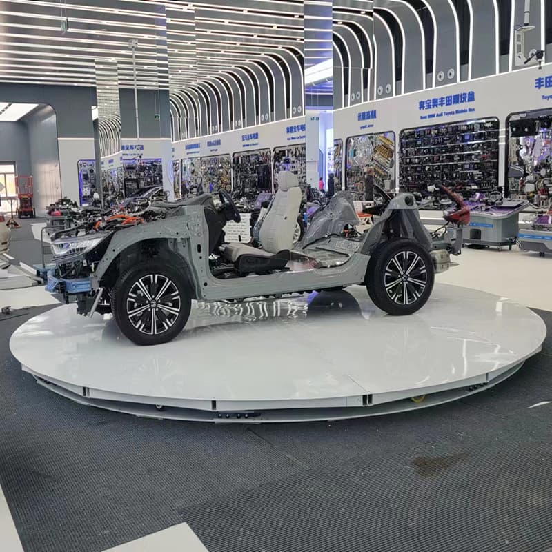 Lifting Stage for 4S Shop Car Beauty Film Application, Turntable, Showroom 360-Degree No-Dead-Angle Shooting Display, Electric Rotating Platform