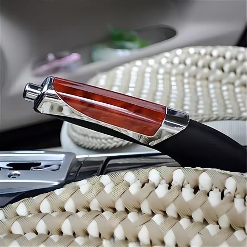 New Cross-Border Hot Selling Car Handbrake Cover Carbon Fiber Pattern Handbrake Grip Cover Handbrake Protector Decorative Accessories