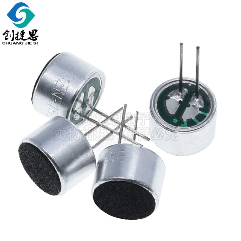 Capacitive Electret Microphone Pickup Mic Capsule 9*7mm 9767P with Pins 52dB