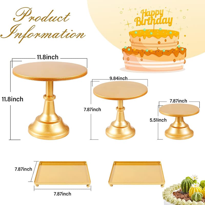 Amazon Hot Selling Cake Stand Cake Display Stand, Dessert Table Decoration Set for Wedding Birthday Party