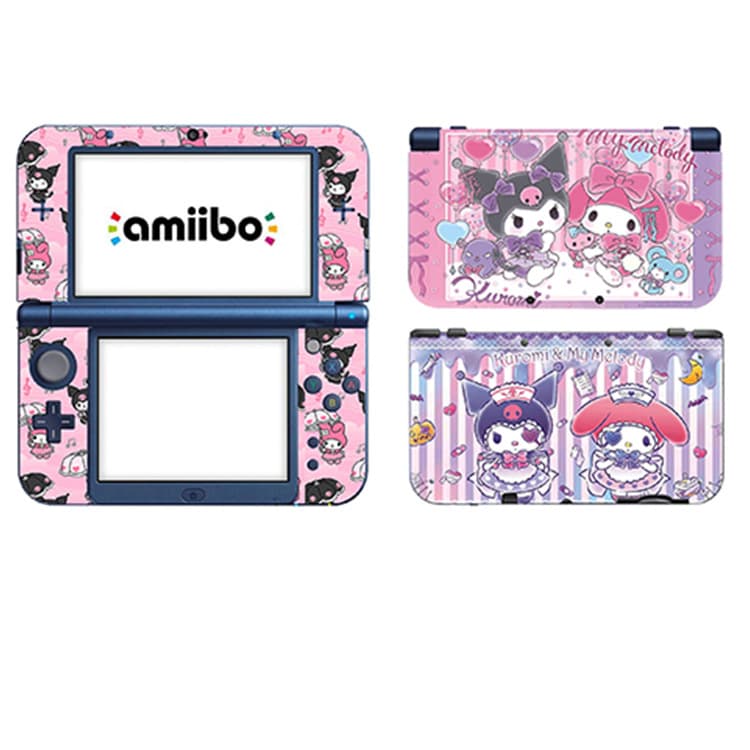 3DS Full Series Custom Skin Stickers NDS Full Series Stickers Kuromi Cinnamoroll Kirby Sanrio Hatsune Miku