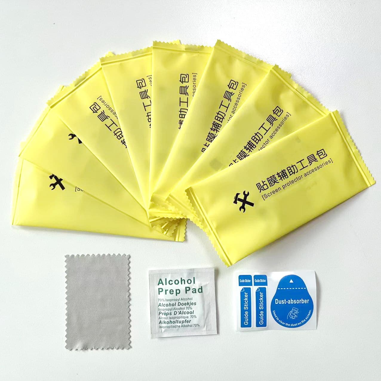 Mobile phone film auxiliary tool kit, tempered film film tool, mobile phone film three-piece set