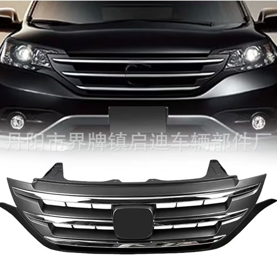 Front Grille Assembly for Honda CRV 2012/2013/2014 Civic Front Face Air Intake Grille Vent Mesh