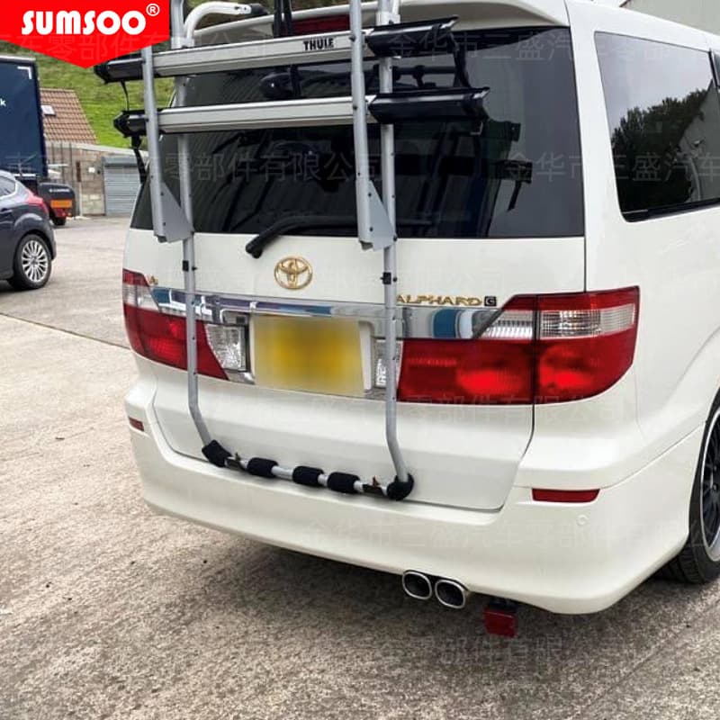 Universal double outlet tail throat car stainless steel exhaust pipe one outlet two tail nozzles double outlet square mouth tail throat square pipe tail throat