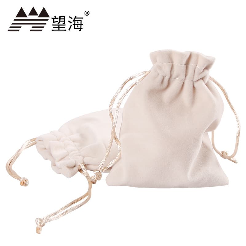Velvet jewelry bag drawstring drawstring Buddhist beads bracelet jewelry and jade storage