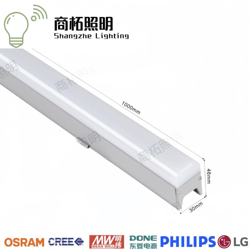 Factory Direct Outdoor Waterproof LED Linear Light RGB 512 External Control Guardrail Tube Seamless Connection Contour Light