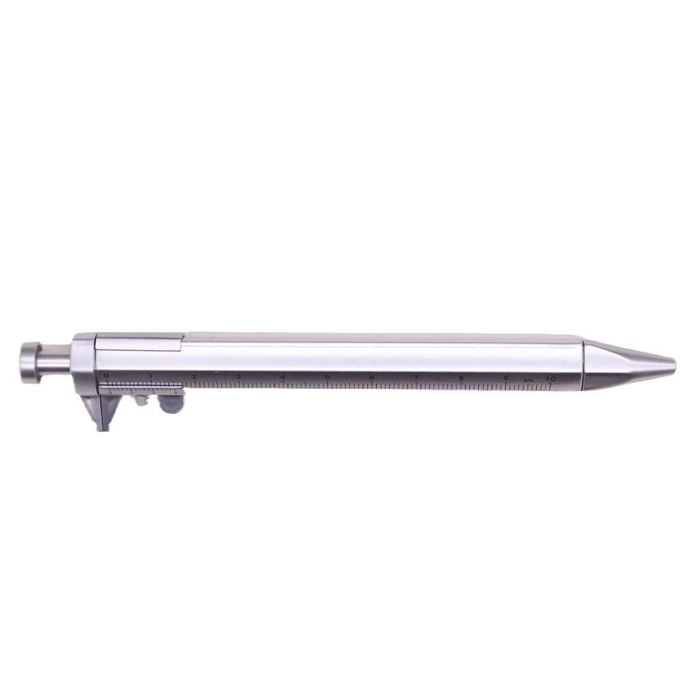 Creative Silver Vernier Caliper Pen Scale Ruler Office Gift Stationery Tool Ballpoint Pen Custom Logo Available