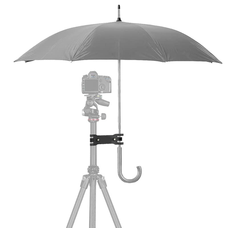 Multifunctional umbrella clip for SLR cameras, tripods, photography, heavy-duty umbrella clip, rain cover clip