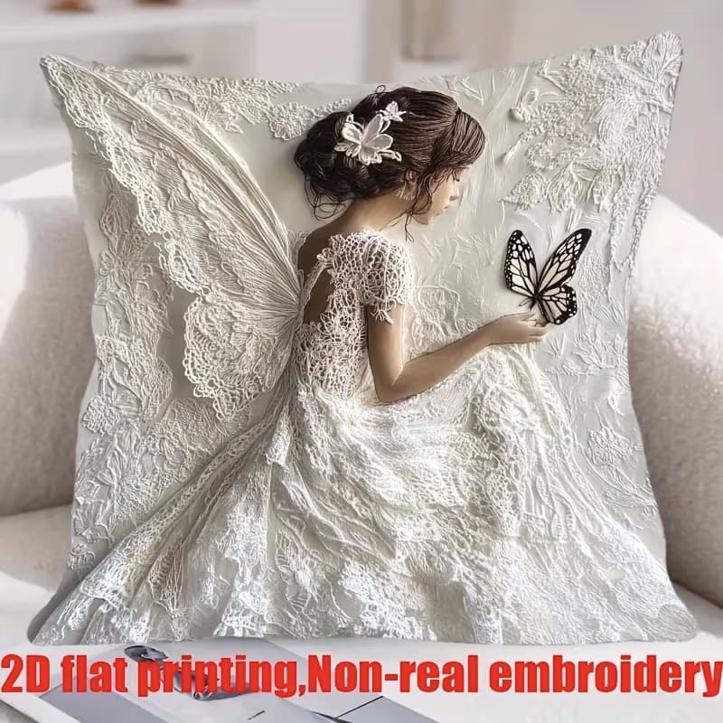 Best-selling Cross-border Cute Animal Cat Pattern Custom Pillow Cover Short Plush Printed Cushion for Living Room Sofa Bedroom