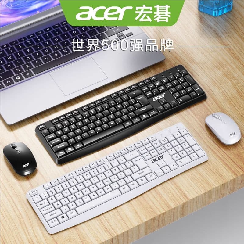 ACER KM41-2K Laptop 2.4G Wireless Keyboard and Mouse Set for Business Office