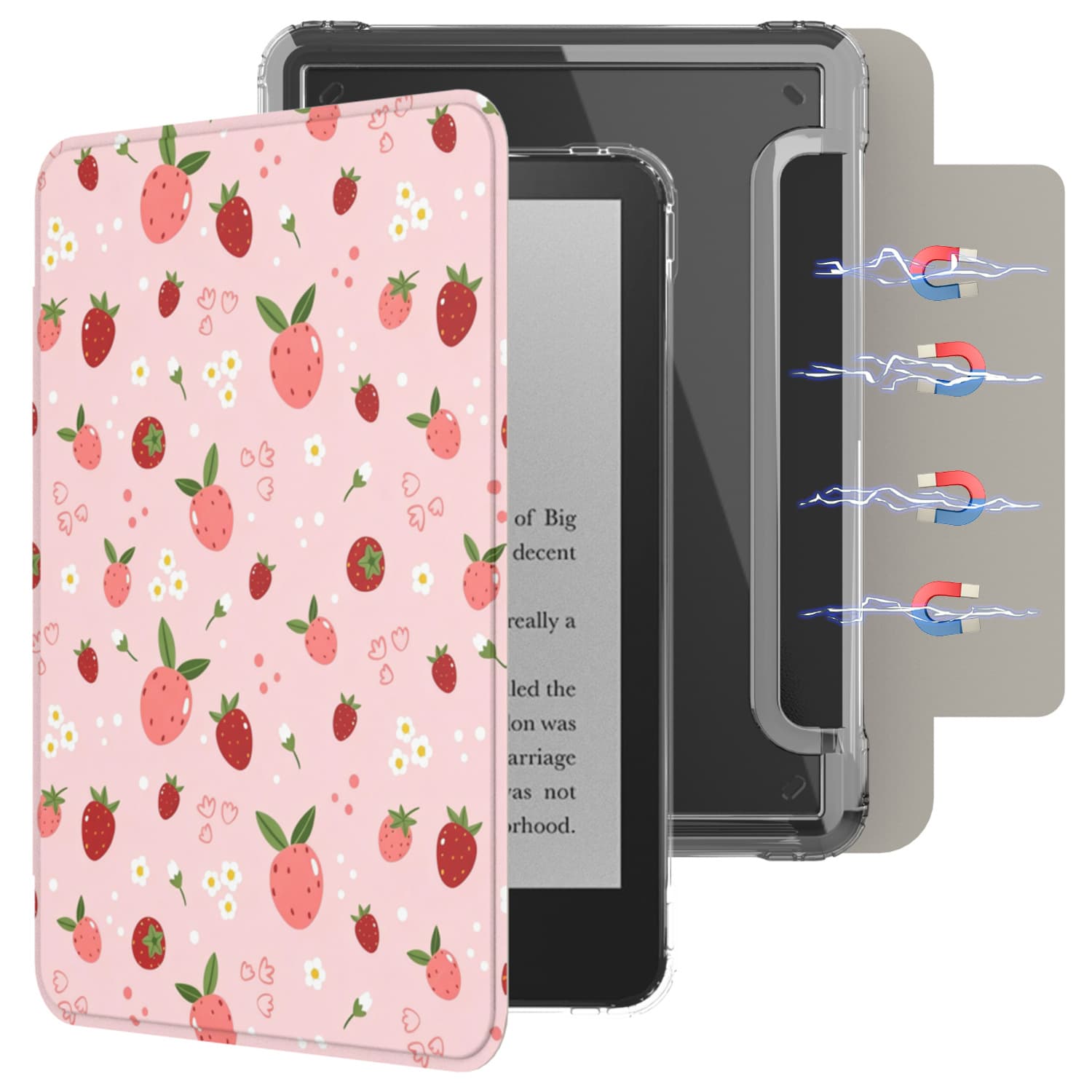 Suitable for Kpw1/2/3/4/5/6 Protective Case Kindle Paperwhite 12Th Generation Magnetic Detachable Case