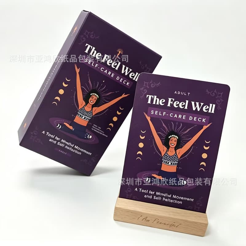 Source factory customized education card flash memory card customized logo wooden frame personalized yoga card