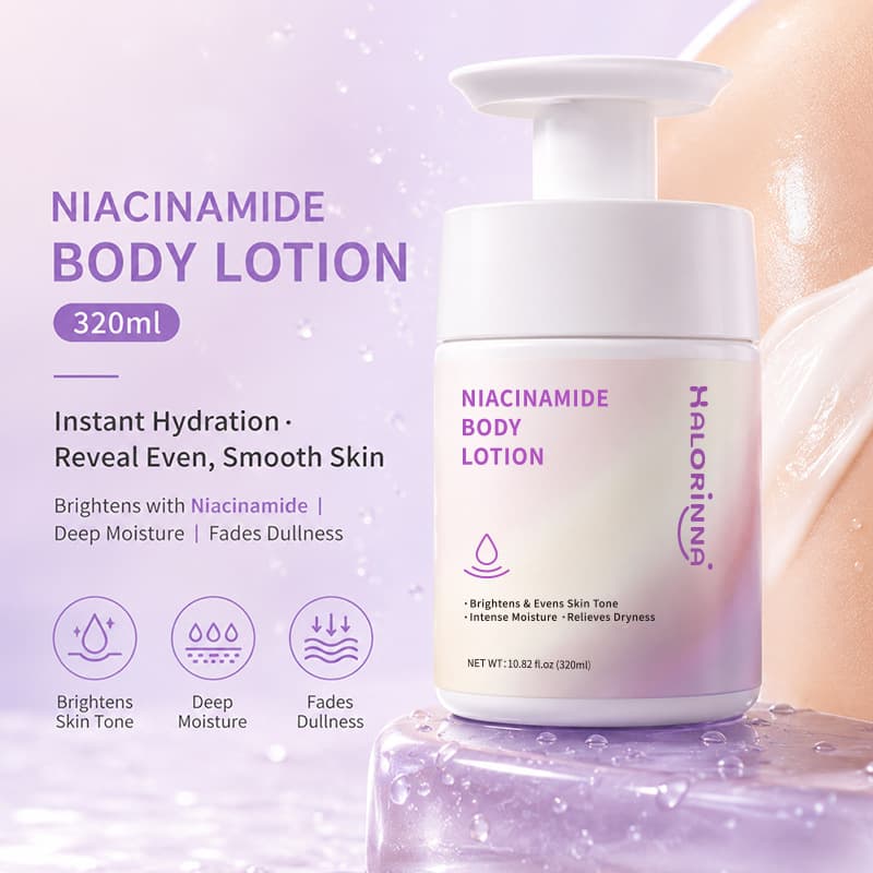 HALORINNA Niacinamide Body Lotion - Brightening and Moisturizing Body Lotion