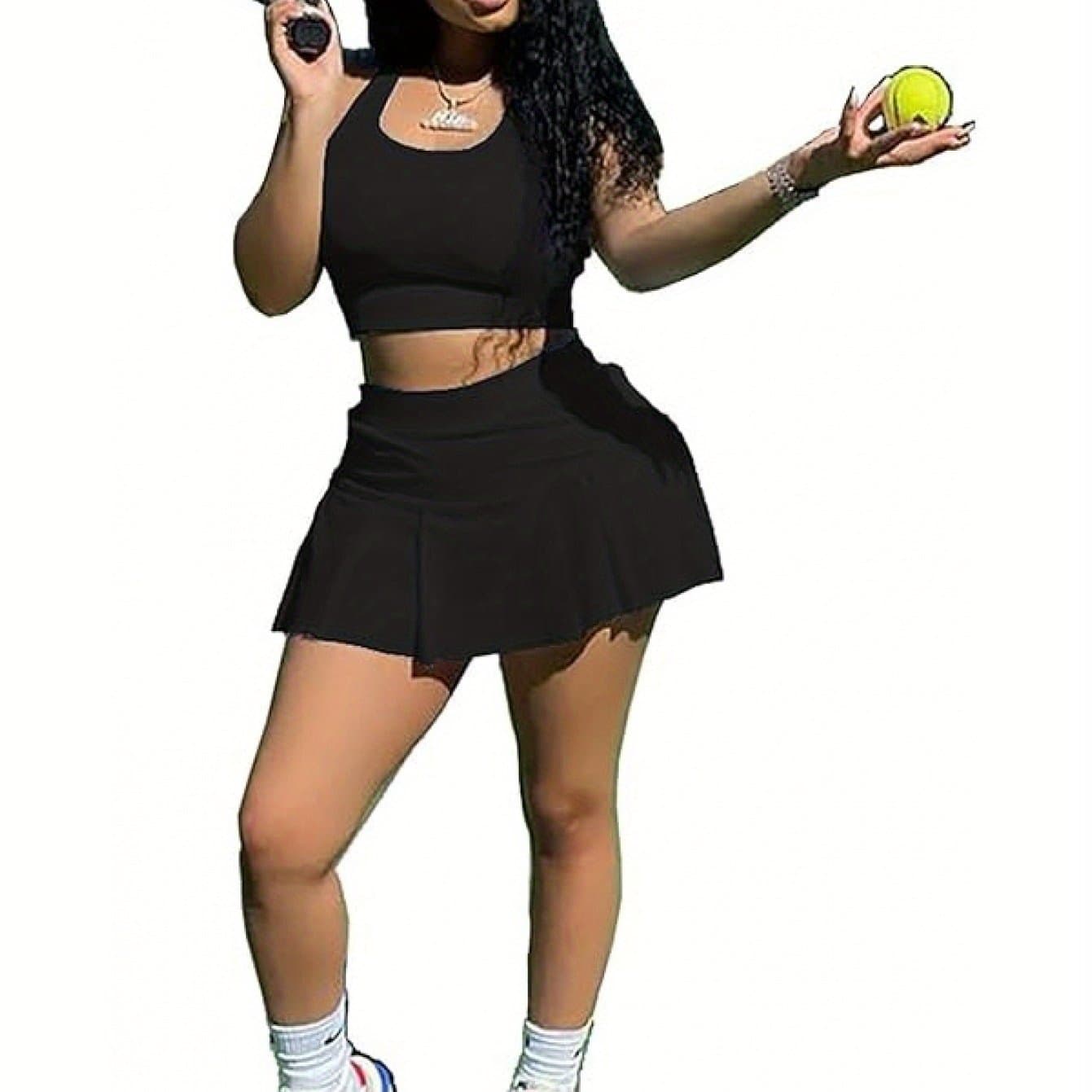 R 25781 Sporty Tank Dress Set