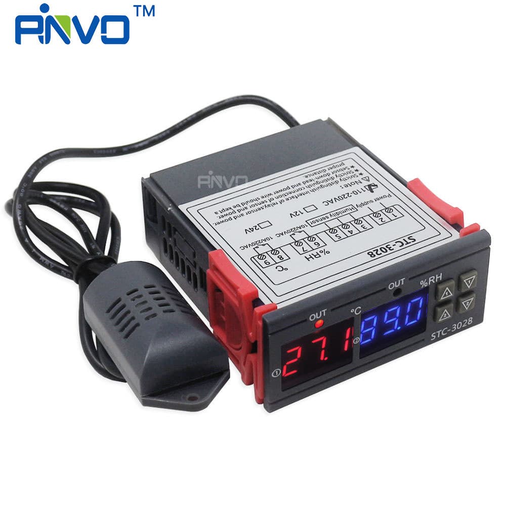 Smart Digital Display Humidity Controller Incubator Breeding Temperature Humidity Meter Agricultural Tools Temperature Controlle