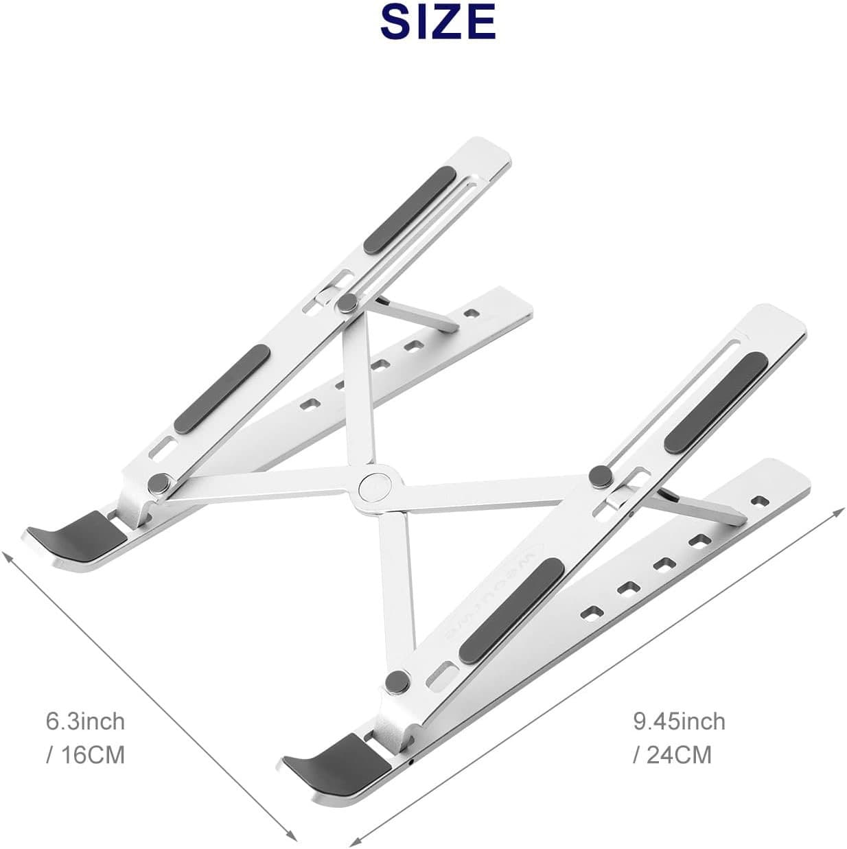 N8 Laptop Stand Dual-Layer Vertical Folding Cooling Stand Desktop Aluminum Alloy Adjustable Height Elevated Portable