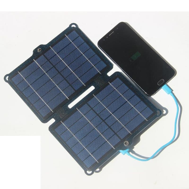 8W 5V ETFE Solar Panel Charger Solar Foldable Bag Mobile Power Bank Charger