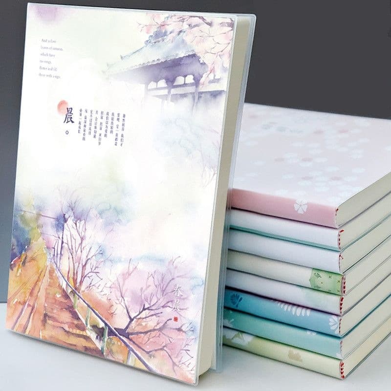 B5 notebook large thickened postgraduate entrance examination notepad diary 16K soft copy simple small fresh seam rubber cover