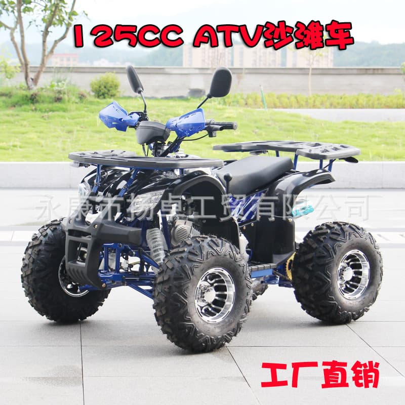Factory Wholesale 125CC Four-Wheel Sand Cart Adult Off-Road Motorcycle All-Terrain ATV Gasoline Powered Mountain Vehicle