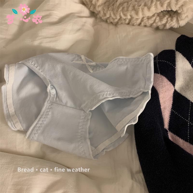 Soft Cotton Women's Panties, Full Cotton Crotch, Mid-Rise, Summer Style, Seamless Panties for Teen Girls, Wholesale