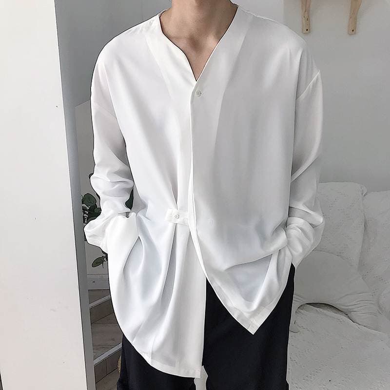 Foreign Trade Shopify2026 Southeast Asia Small Coat Solid Color Long-Sleeve Cardigan Loose Korean Style Shirt Fashionable Versatile