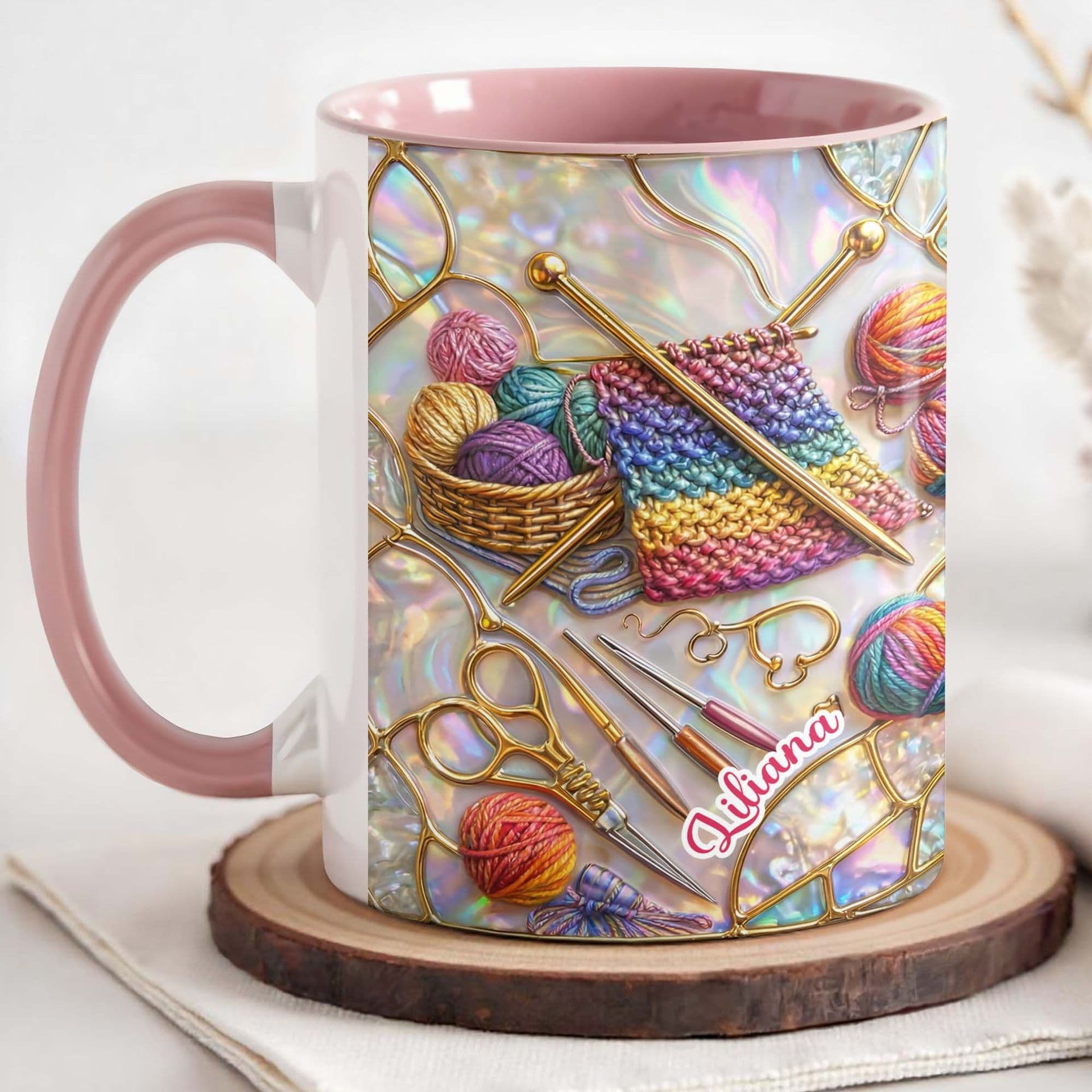 Cross-Border New Product Knitting and Sewing Tools Mug Personalized Mug