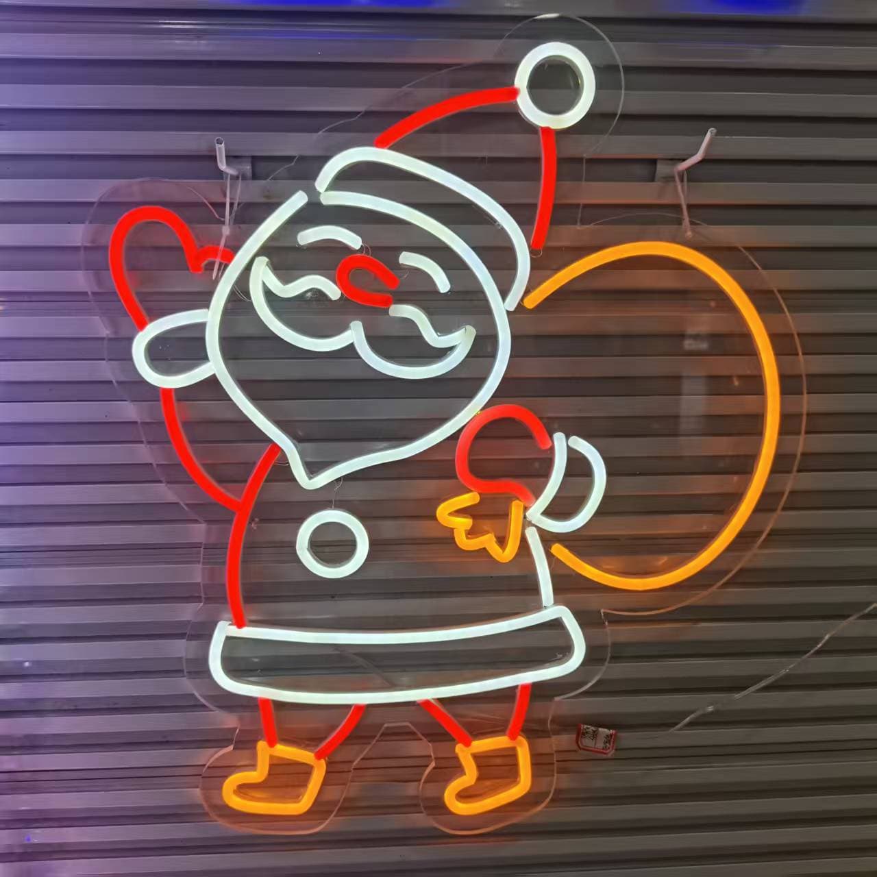 Christmas Decoration LED Neon Lights, Snowflake, Santa Claus, Christmas Tree, Gift Box, Room Decorative LED Ambient Lights