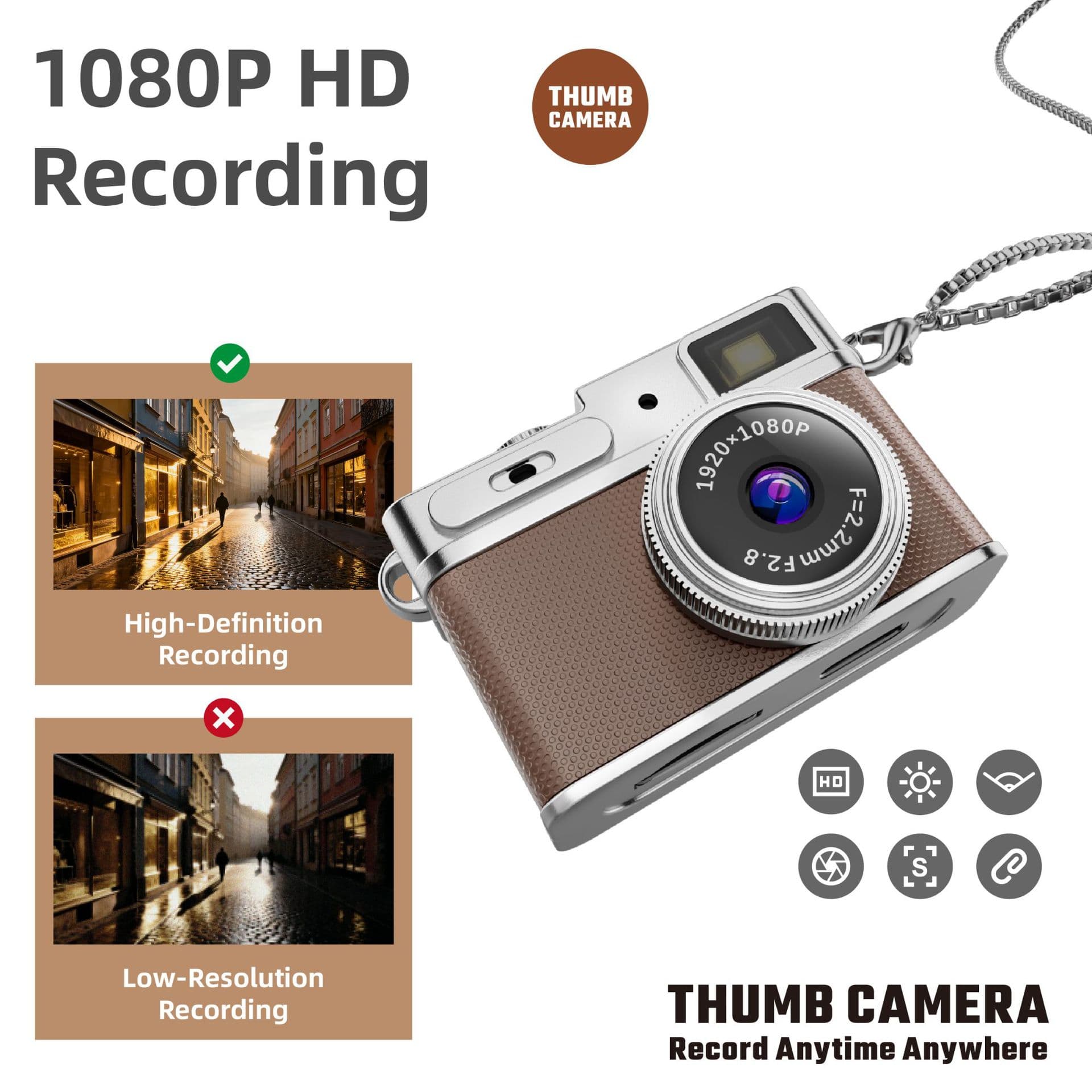 Cross-border G1 Mini Thumb Camera Student Sports Camera Kids Video Recording Pocket Small Camera
