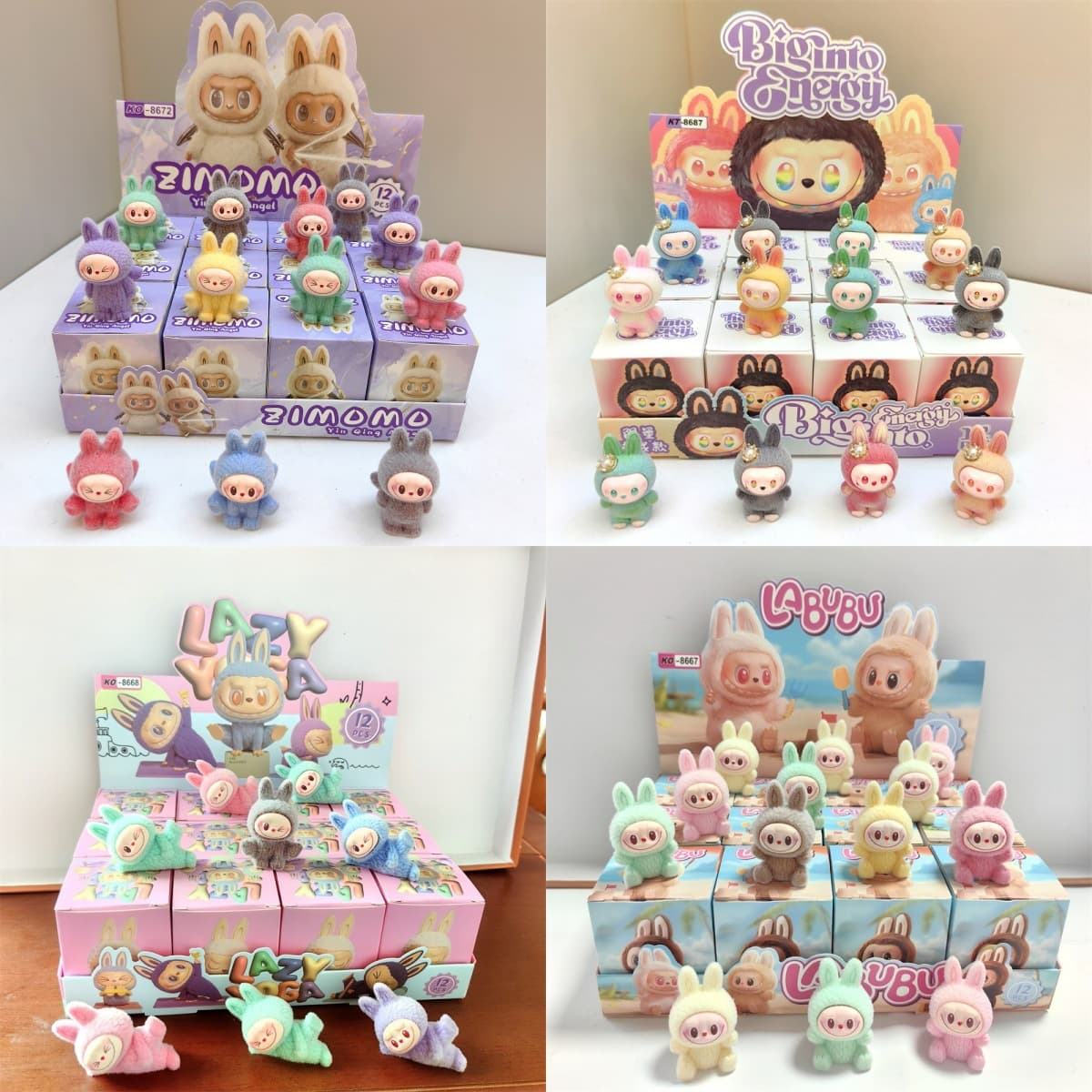 Autumn/Winter Flocked Flying Crying Baby Blind Box Figure Cute Grain Ornament Little Police Girl 3D Toy Trendy Toy Wholesale Blind Box
