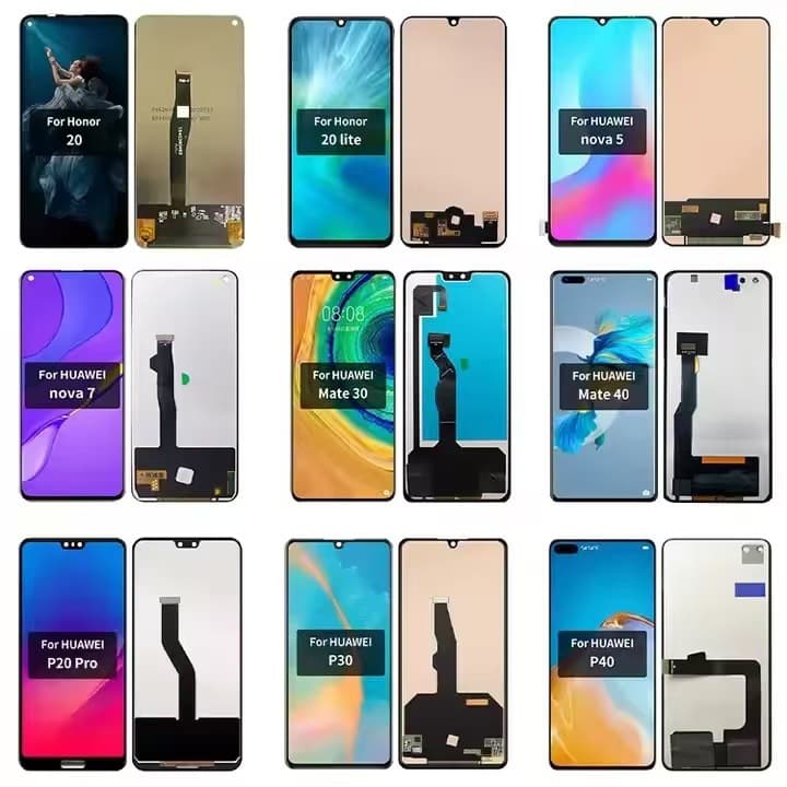 Compatible with Huawei P30 lite P20 P10 P40 Pro P50 P60 P70 P8 P9 Screen Assembly