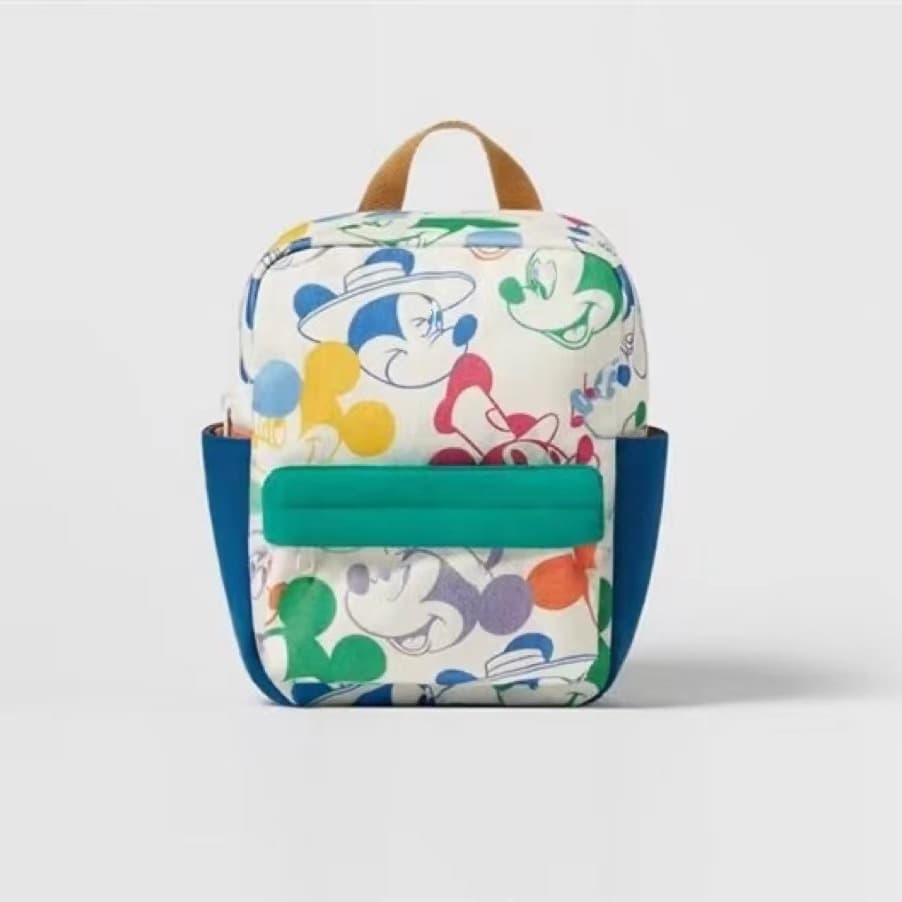 New Cross-Border Children's Backpack Baby Bag Disney Mickey Mouse Print Backpack Schoolbag