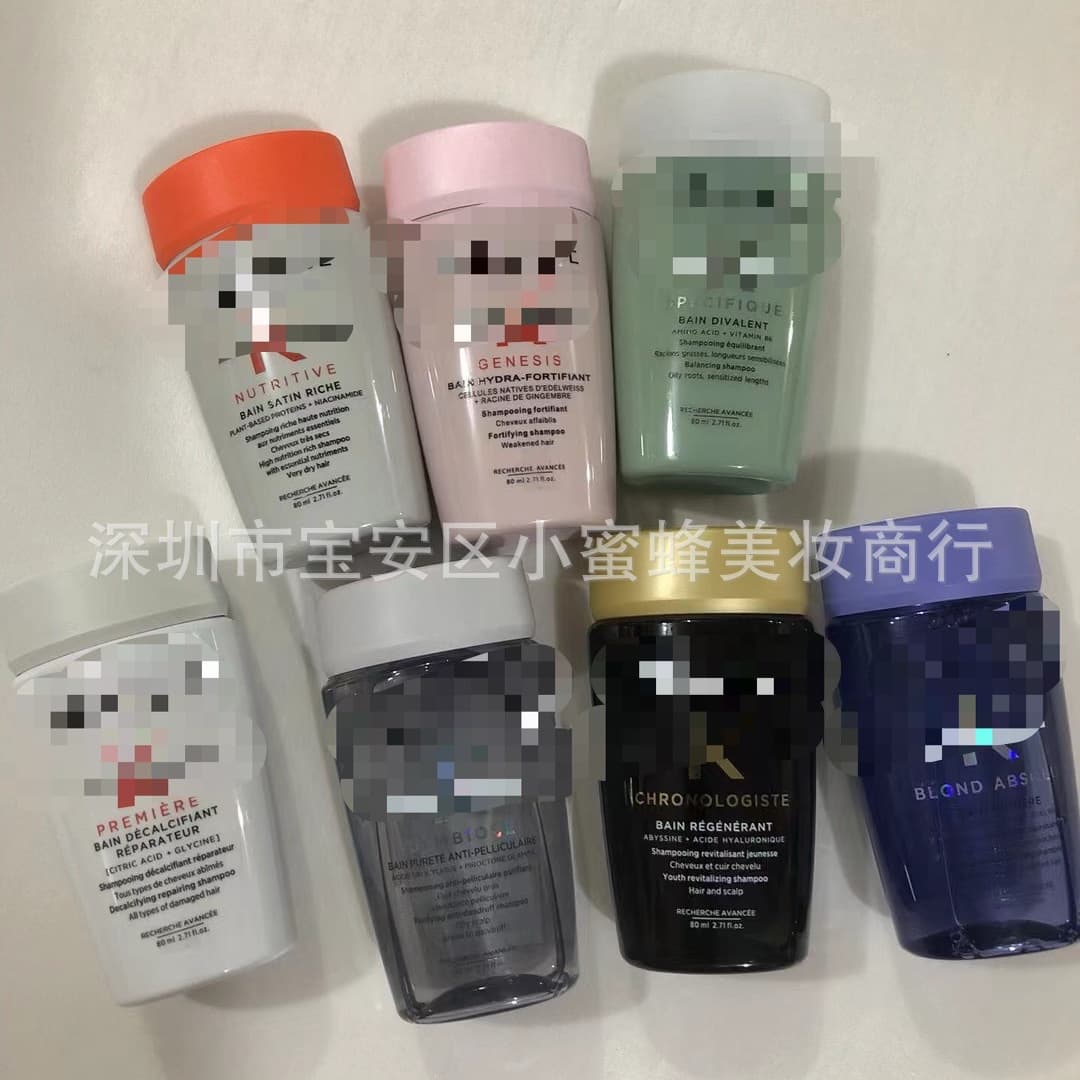 Kashi Shampoo 80ml Vitality Ginger Pink Bottle Black Diamond Platinum Oil Control Volumizing Dandruff Removal Shampoo