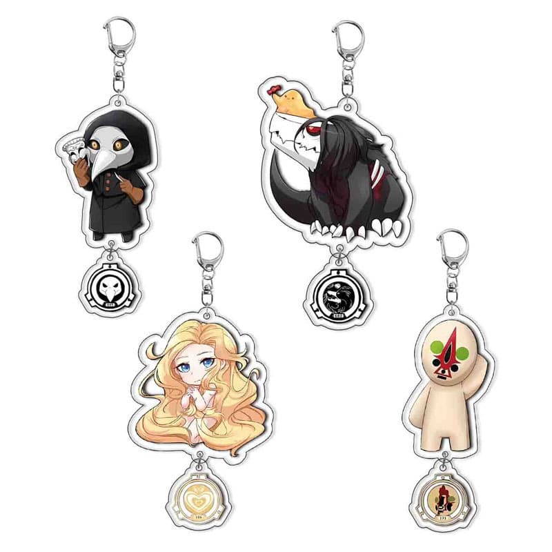 [Mezzanine] SCP Foundation Containment File Secondary Acrylic Keychain Animation Peripheral in stock