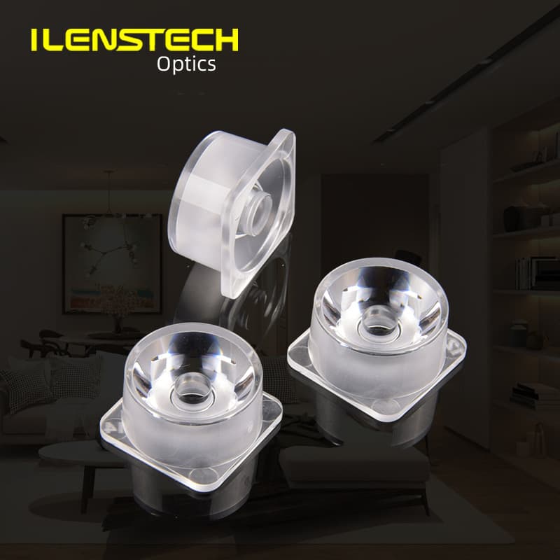 3030 Lens 15mm Square Lens Flexible Circuit Board Lens 10° Narrow Angle RO