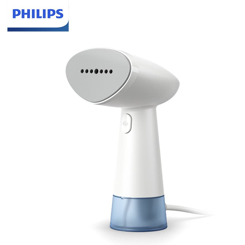 Philips STH1000 Handheld Garment Steamer, a small household steam iron for ironing clothes.