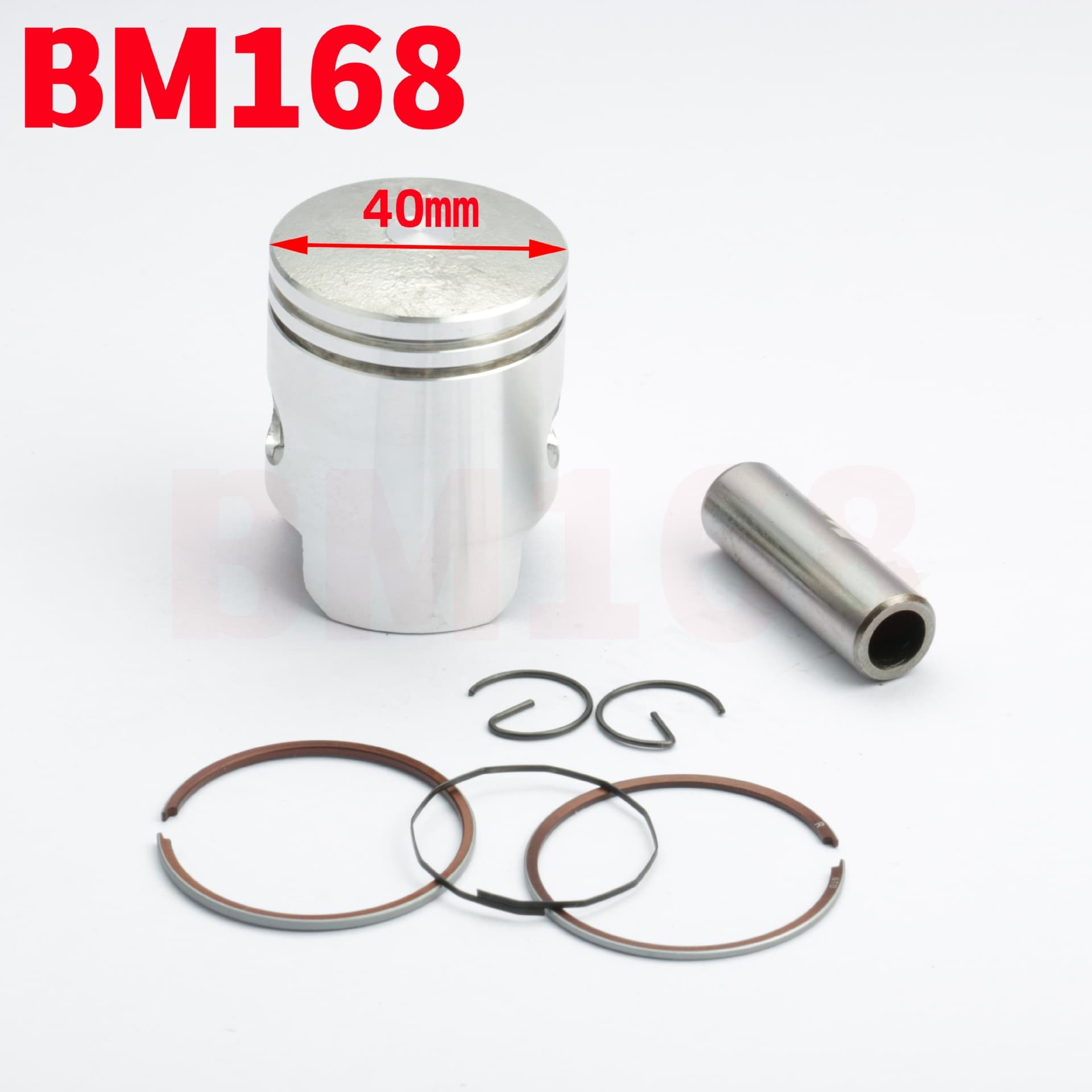 40mm Motorcycle Parts Cylinder Kit Piston for Two-Stroke Honda DIO50 50cc Piston Ring Set