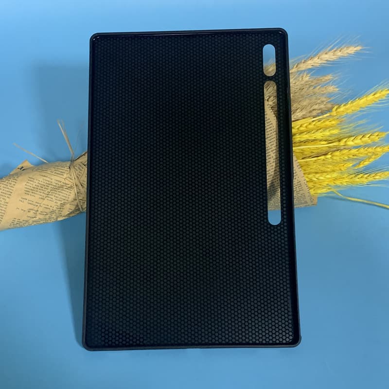Suitable for Samsung S12+12.4 Tablet Protective Case S11 Straight Edge Matte TPU Protective Case A11 Matte Black Outside